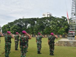 Upacara Bendera Tujuh Belasan, Kadiskomlek Kormar Bacakan Amanat Kasal