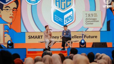 AEE Hari Pertama: Rektor UNAIR Ajak Siswa Tuangkan Aspirasi di Meet and Greet