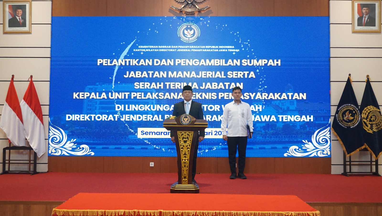 Resmi Dilantik, Kepala Rutan Bangil Pimpin Rutan Kelas I Surakarta