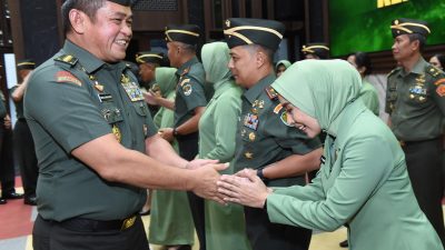 Kasad Jenderal Maruli Simanjuntak Pimpin Upacara Kenaikan Pangkat Pati TNI AD di Mabesad