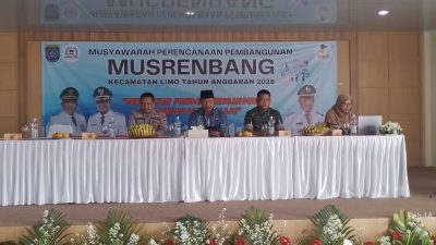 Danramil 07/Limo Hadiri Musrenbang Kecamatan Limo Bahas Pembangunan dan Usulan Masyarakat