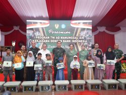 Sinergi TNI AD dan Bank Indonesia Wujudkan Program Manunggal Air di Mojokerto