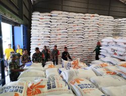 Dandim Brebes Amankan Penyerapan Gabah Petani oleh Bulog Sesuai HPP