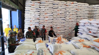 Dandim Brebes Amankan Penyerapan Gabah Petani oleh Bulog Sesuai HPP