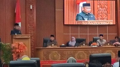 Hadiri Sidang Paripurna DPRD Kota Depok, Supian Suri-Chandra Beberkan Program 100 Hari Kerja