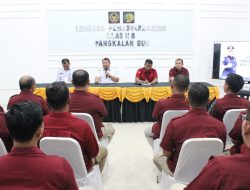 Kepala Kanwil Ditjen PAS Kalteng Berikan Arahan Lapas Pangkalan Bun