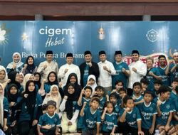 H Supian Suri Berbuka Puasa Bersama Anak Yatim di Tugu Cimanggis