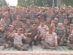 Walikota Depok Pimpin Apel Pagi Satpol dan Linmas