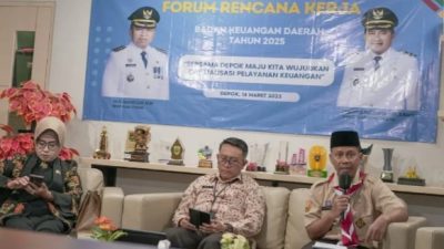 Asisten Ekbang Depok Buka Renja BKD, Tekankan Pembangunan Sesuai Visi dan Misi Walikota Depok  Bersama Depok Maju