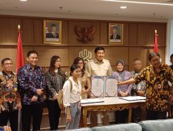 Kementerian PUPR, Kominfo, dan Gojek Tandatangani MoU Program Perumahan Subsidi untuk Wartawan dan Mitra Driver