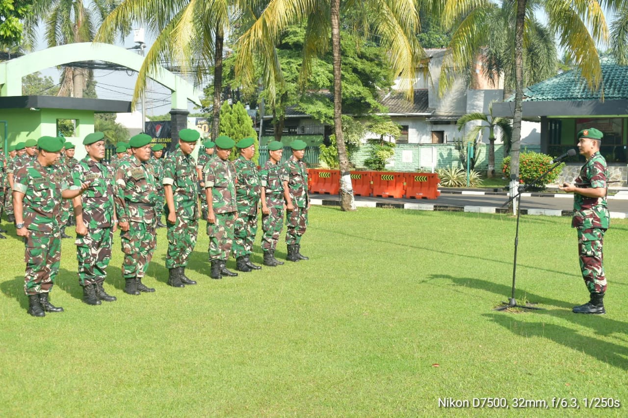 Dandim 0508/Depok Pimpin Apel Pagi: Pesan Penting untuk Anggota Cuti Gelombang Kedua