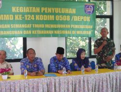 TMMD Kodim 0508/Depok Perkuat Ketahanan Keluarga Lewat Penyuluhan di Kelurahan Sukatani