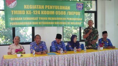 TMMD Kodim 0508/Depok Perkuat Ketahanan Keluarga Lewat Penyuluhan di Kelurahan Sukatani