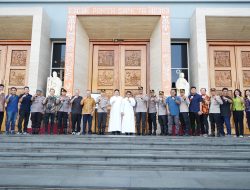 Kapolres Metro Jakarta Utara Tinjau Ibadah Kenaikan Isa Almasih di Gereja Kim Tae-gon