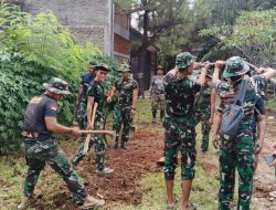 TMMD Ke-124 Kodim 0508/Depok Fokus Pembuatan Drainase di Kelurahan Harjamukti