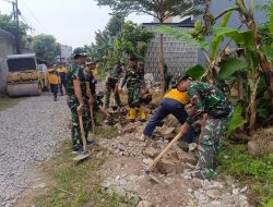 Kodim 0508/Depok Lanjutkan TMMD ke-124, Realisasi Proyek Fisik Capai Puluhan Persen