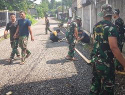 Hari ke-12 TMMD di Depok: Infrastruktur Dibangun, Penyuluhan Berjalan
