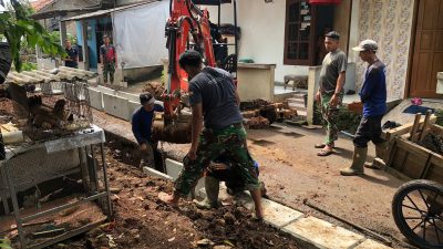 Progres Fisik TMMD Depok: Betonisasi, Drainase, dan RTLH Masuk Tahap Akhir