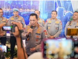 Kepala Kepolisian Negara Republik Indonesia (Kapolri) Jenderal Listyo Sigit Prabowo secara resmi membuka Rapat Kerja Teknis (Rakernis)