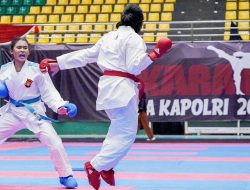 POLWAN dari Satuan Brimob Polda Metro Jaya, yang sukses mengharumkan nama kesatuannya dalam ajang bergengsi Kejuaraan Karate Piala Kapolri Tahun 2025.