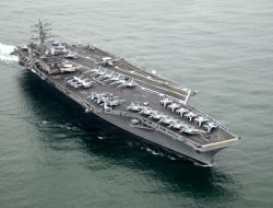 TNI Klarifikasi Perlintasan Kapal Induk AS USS Nimitz: Sesuai Aturan Internasional dan Terpantau Ketat
