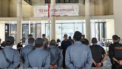 Camat Bojongsari Bersama Lurah Ponter Lakukan Monitoring Jam Malam, Alhamdulillah Kondusif
