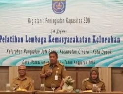 Kelembagaan Diberikan Pelatihan SDM, Camat Cinere Tekankan Pelayanan Masyarakat