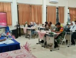 Babinsa Cinere Hadiri Sosialisasi Jam Malam Pelajar di SMU 9 Depok