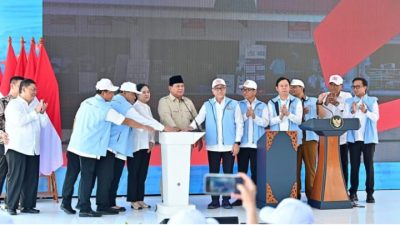 Presiden Prabowo Resmikan Koperasi Desa Merah Putih Serentak, Distribusi Ikan dan Pangan Sampai Pelosok