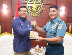 Danlantamal V Terima Kunjungan GM General Manager PLN UIT JBM