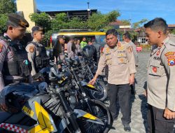 Puslitbang Polri Tinjau Kendaraan Dinas Operasional di Polresta Sidoarjo