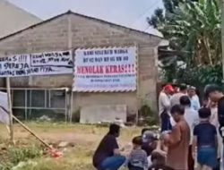 Warga RW 03 Kalibaru Cilodong Geram, Demo Tolak Pembangunan Gereja