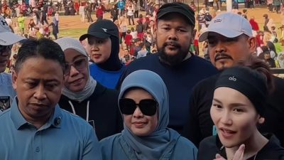 Ayu Ting Ting di CFD, Promosikan Mau Konser Perdana 9 Agustus di Depok