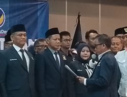 Samsul Ma’arip Nakhodai Partai NasDem Kota Depok Periode 2025-2030 di Lantik