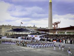 Kontingen Satgas Patriot II Indonesia Memukau di Parade Bastille Day 2025