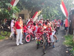 Ramai-Ramai Hias Sepeda dan Pakai Busana Adat, inilah Semarak HUT RI ke-80 di Cinere Residence RW 12