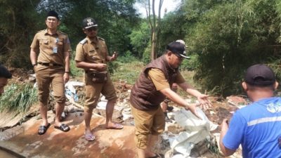 Warga Villa Pamulang Pintir Alami Kebanjiran Akibatnya Tanggul Jebol, Sudah mulai Surut