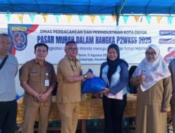 Disdagin Depok Kembali Gelar Pasar Murah di P2WKSS Sukamaju Cilodong, Terjual Habis