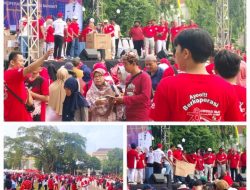 Penutup HUT ke-80 RI dan Hari Koperasi ke-78, Walikota Ajak Ribuan Warga Meriahkan Jalan Santai