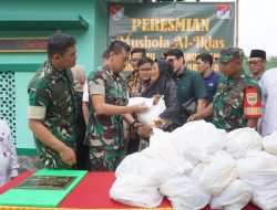 Sinergi TNI, Dandim 0510/Tigaraksa Resmikan Mushola Al Ikhlas