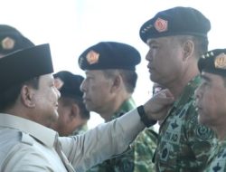 Prabowo Lantik Wakil Panglima TNI dan Pejabat Kemenhan