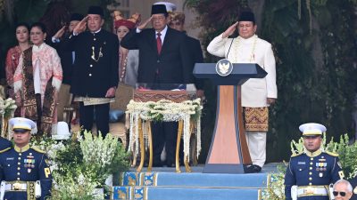 Pakaian Adat Betawi, Presiden Prabowo Pimpin Detik-Detik Proklamasi