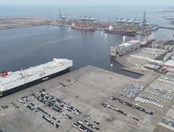 Terminal Kendaraan IPCC Melesat, Kunjungan Kapal Naik 21,36%