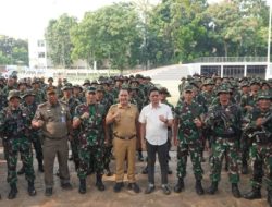 Dandim 0508/Depok Kerahkan 200 Prajurit Untuk Perkuat Keamanan Kota Depok, Mari Kita Jaga Bersama