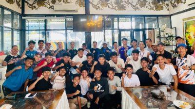 Ketua KONI bersama Askot PSSI Lepas Tim Sepak Bola BK Porprov, Selamat Berjuang untuk Kota Depok