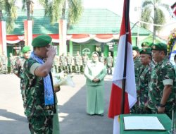 Kodim Menggelar Tradisi Penyambutan Dandim 0508/Depok Baru