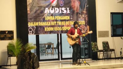 Kodim 0508/Depok Gelar Audisi Lomba Pengamen Sambut HUT TNI ke-80
