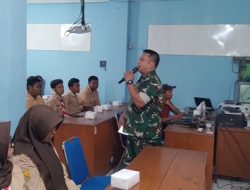 Danramil 07/Limo Tanamkan Wawasan Kebangsaan ke Siswa SMK Al Hidayah