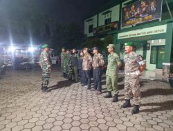 Sinergi Koramil Cimanggis dan Ormas, Patroli Keamanan Malam