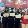 Polwan Baharkam Polri Raih Medali Emas di Kejuaraan Karate Piala Panglima TNI